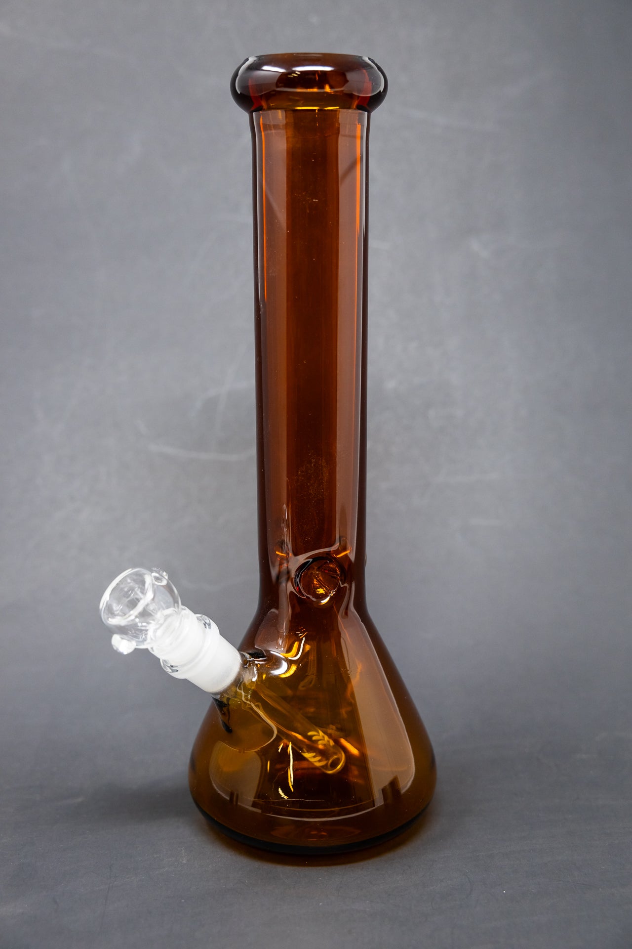 12" Amber Beaker Bong w/ Ice Catcher