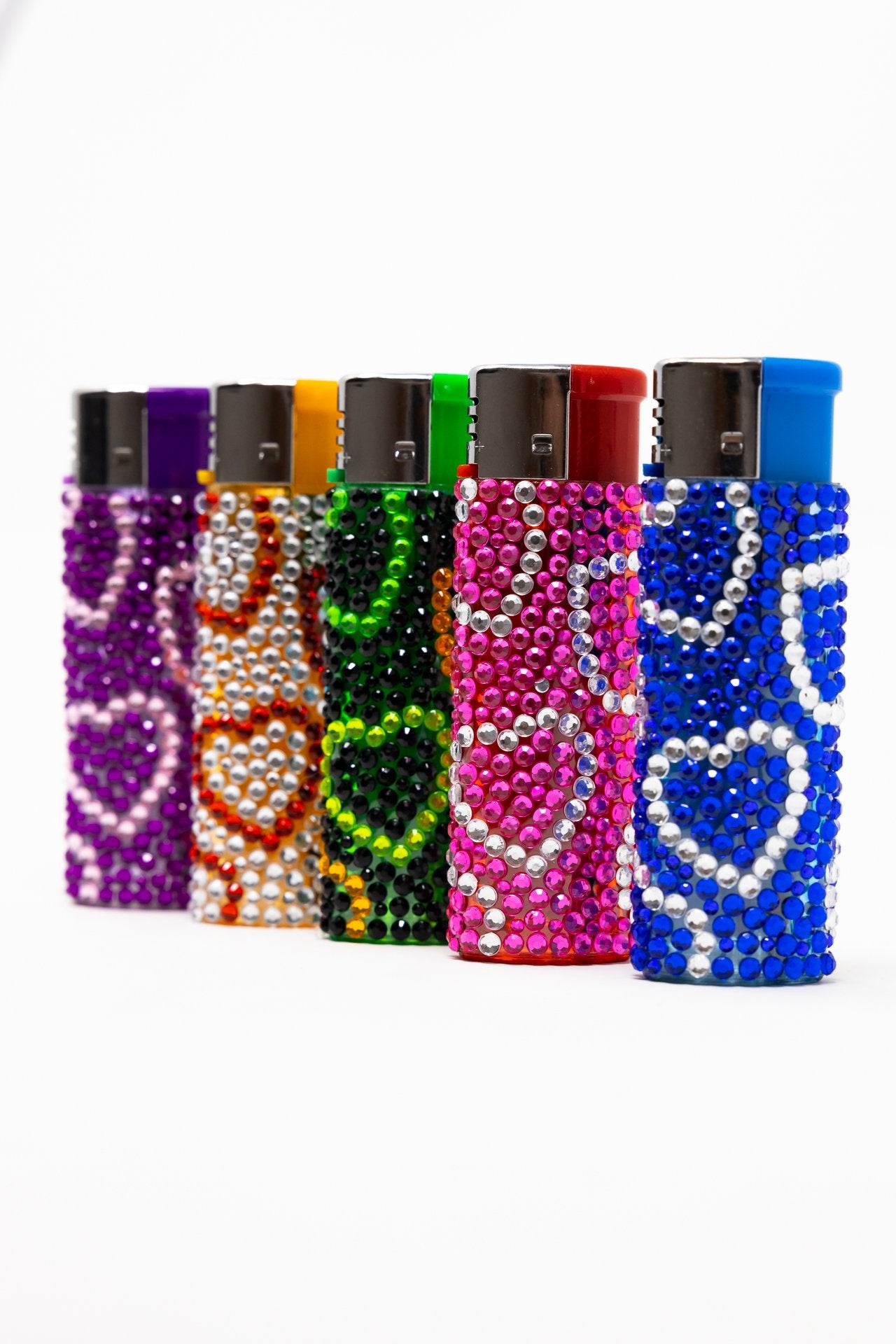 Bling Heart Lighters Available Online at Stoned Genie