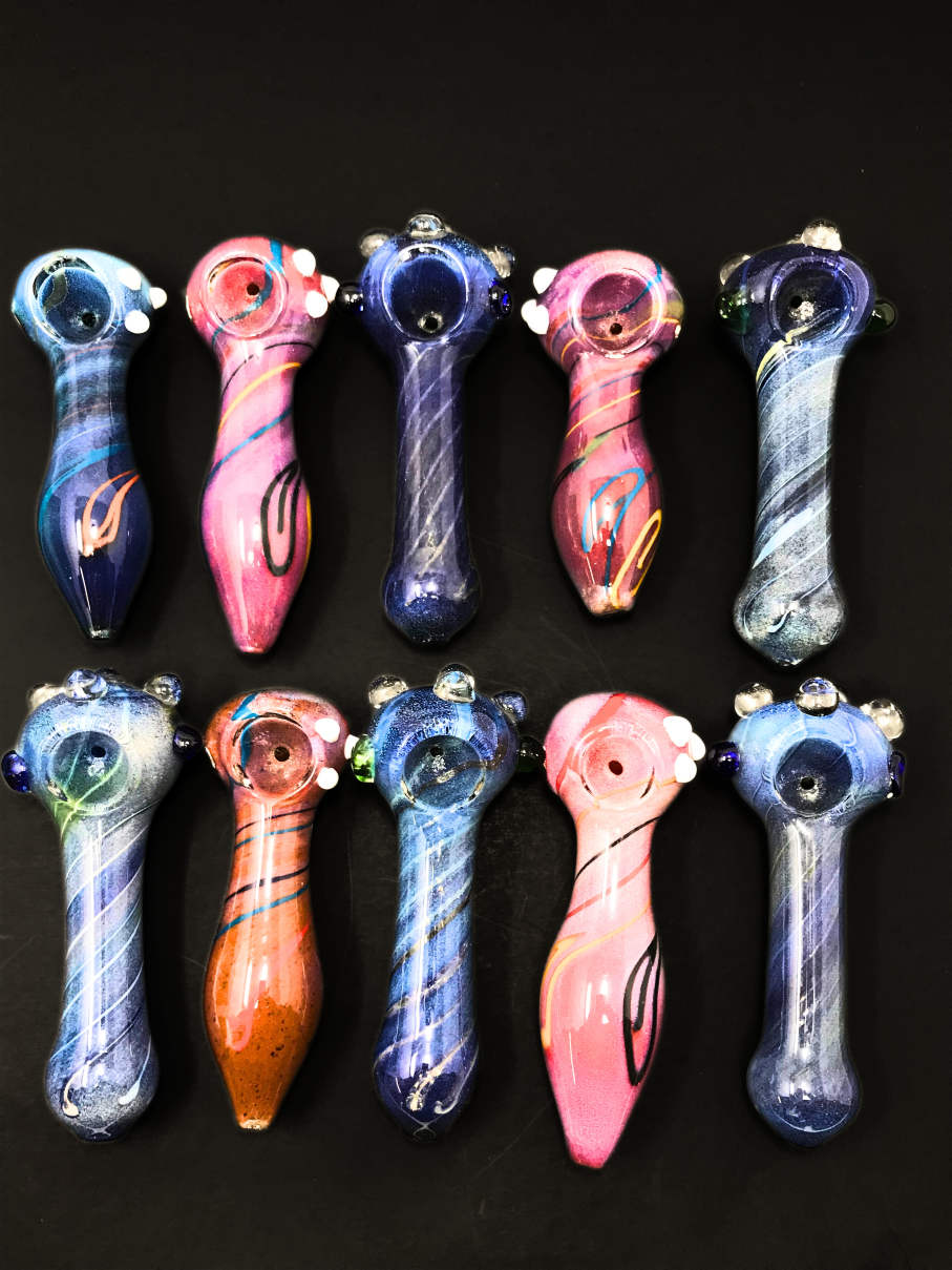 4"Space Dust & Galaxy Hand Pipe - 10 PC Bundle