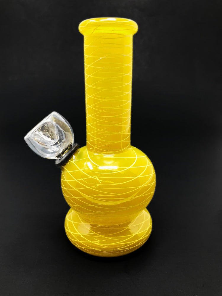 5" Yellow Round Mini Bong