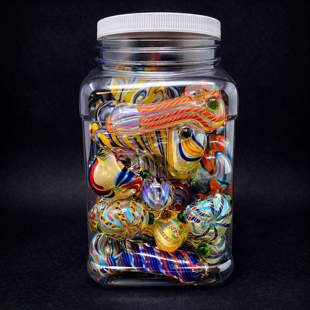 3.5"–4" Glass Hand Pipes – 20 Pack | Bulk Wholesale Bundle