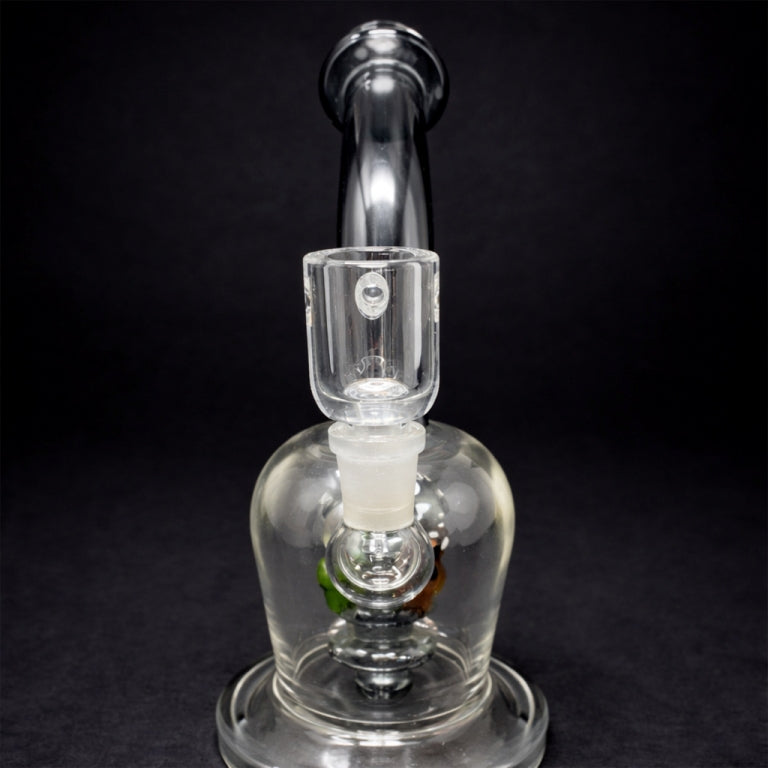 9" Black Premium Mushroom Dab Rig StonedGenie.com
