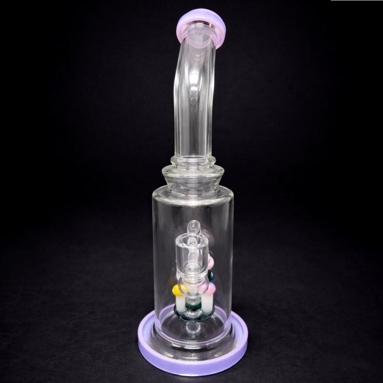12" Purple mushroom Dab Rig StonedGenie.com