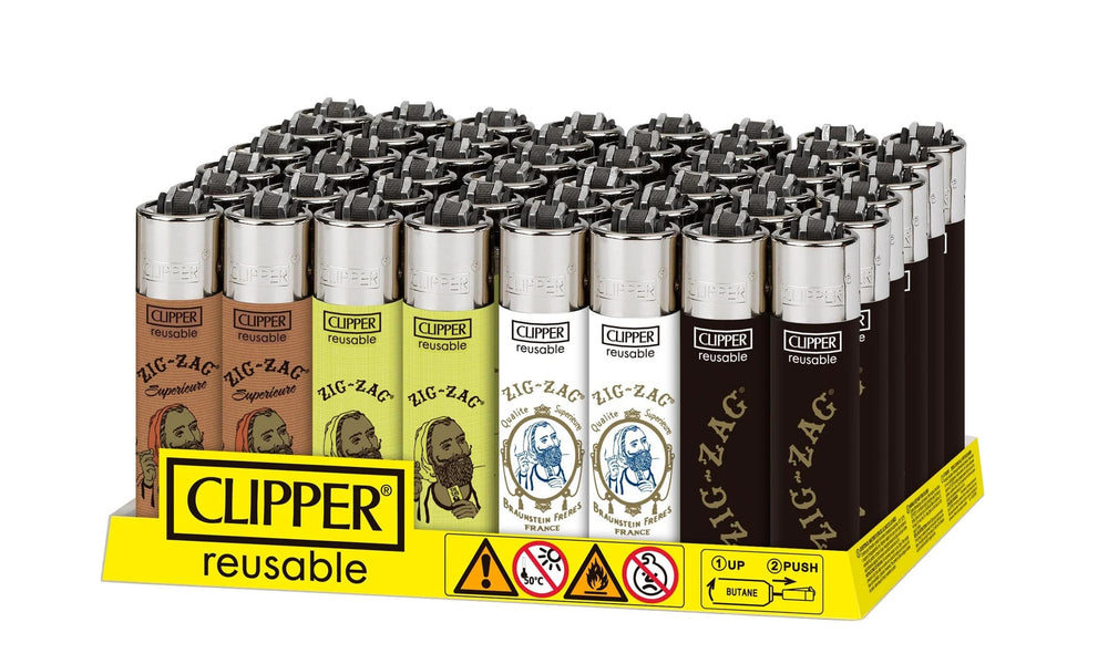 Zig-Zag Clipper Lighter w/ Poker