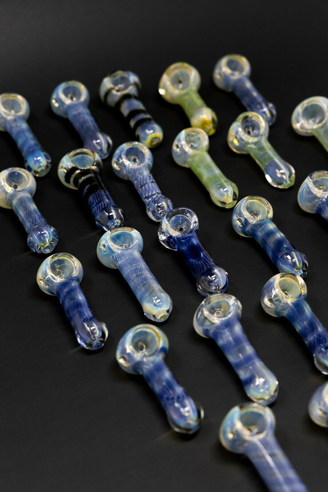 2.5/3" Color Changing TOBACCO Smoking Hand Pipes Bundle StonedGenie.com
