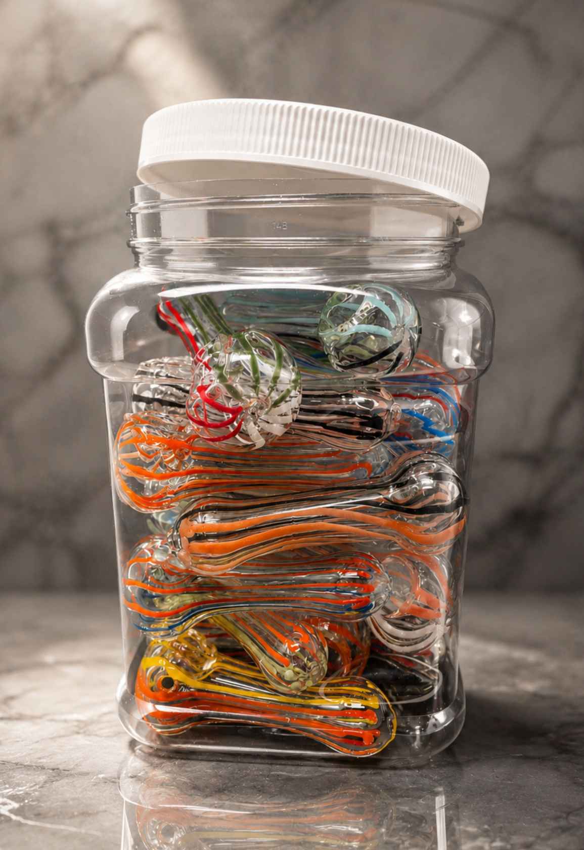 3.5" Glass Pipe Bundle - 20 Pack Wholesale Glass Pipes Bulk