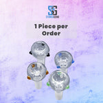 14mm Glass Dotted Bowl Piece