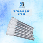 4.5" Clear Diffused Down stem
