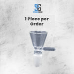 Clear Bowl w/ Handle - 14mm Male