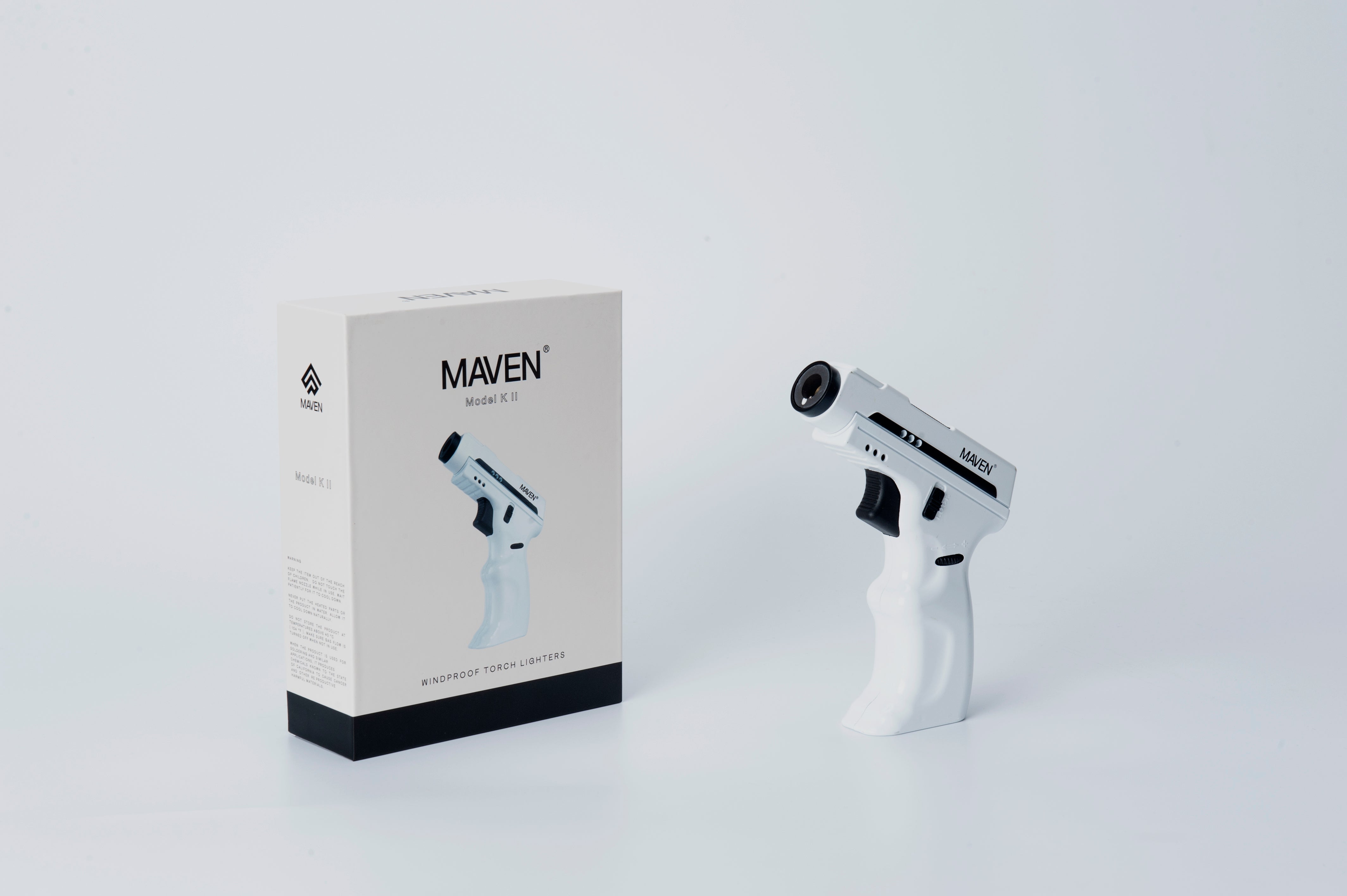 Maven Model K2 Dab Torch - White