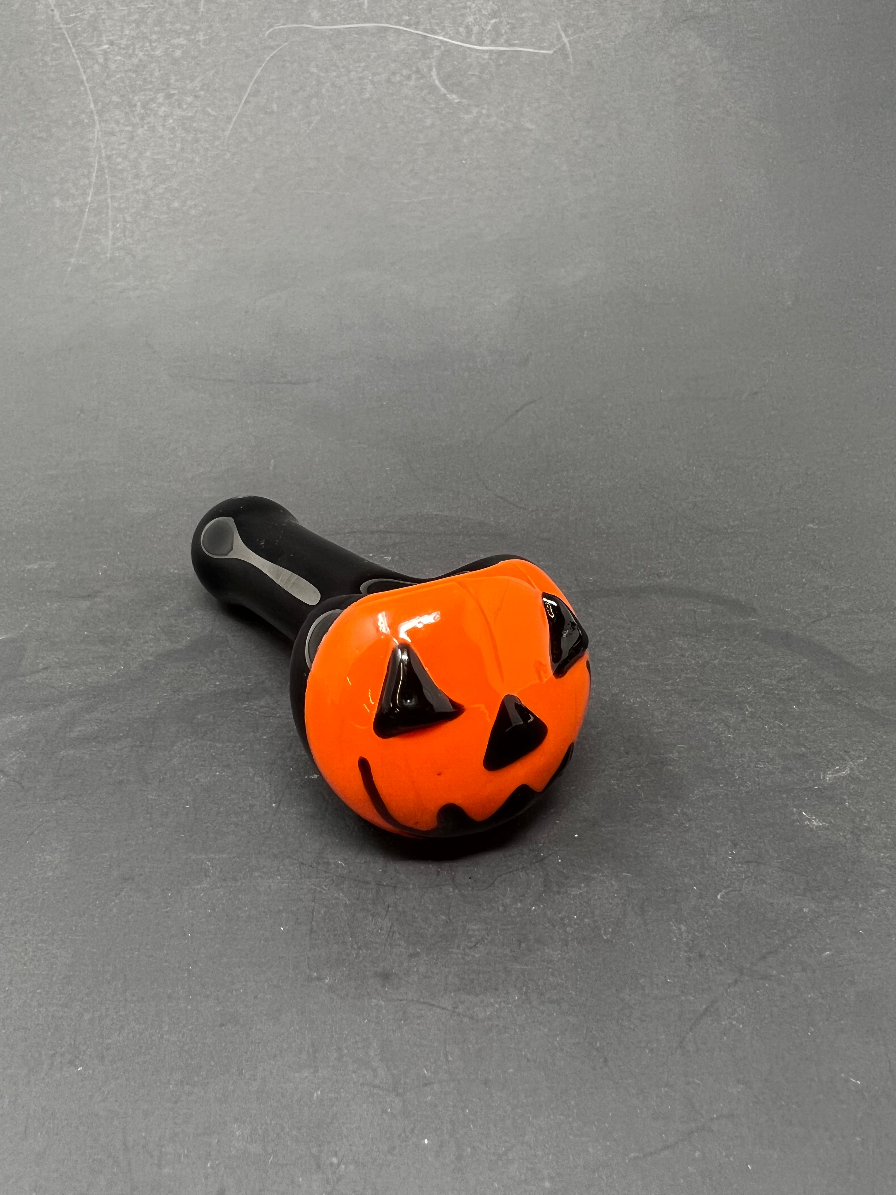 5" Orange Pumpkin Glass Pipe