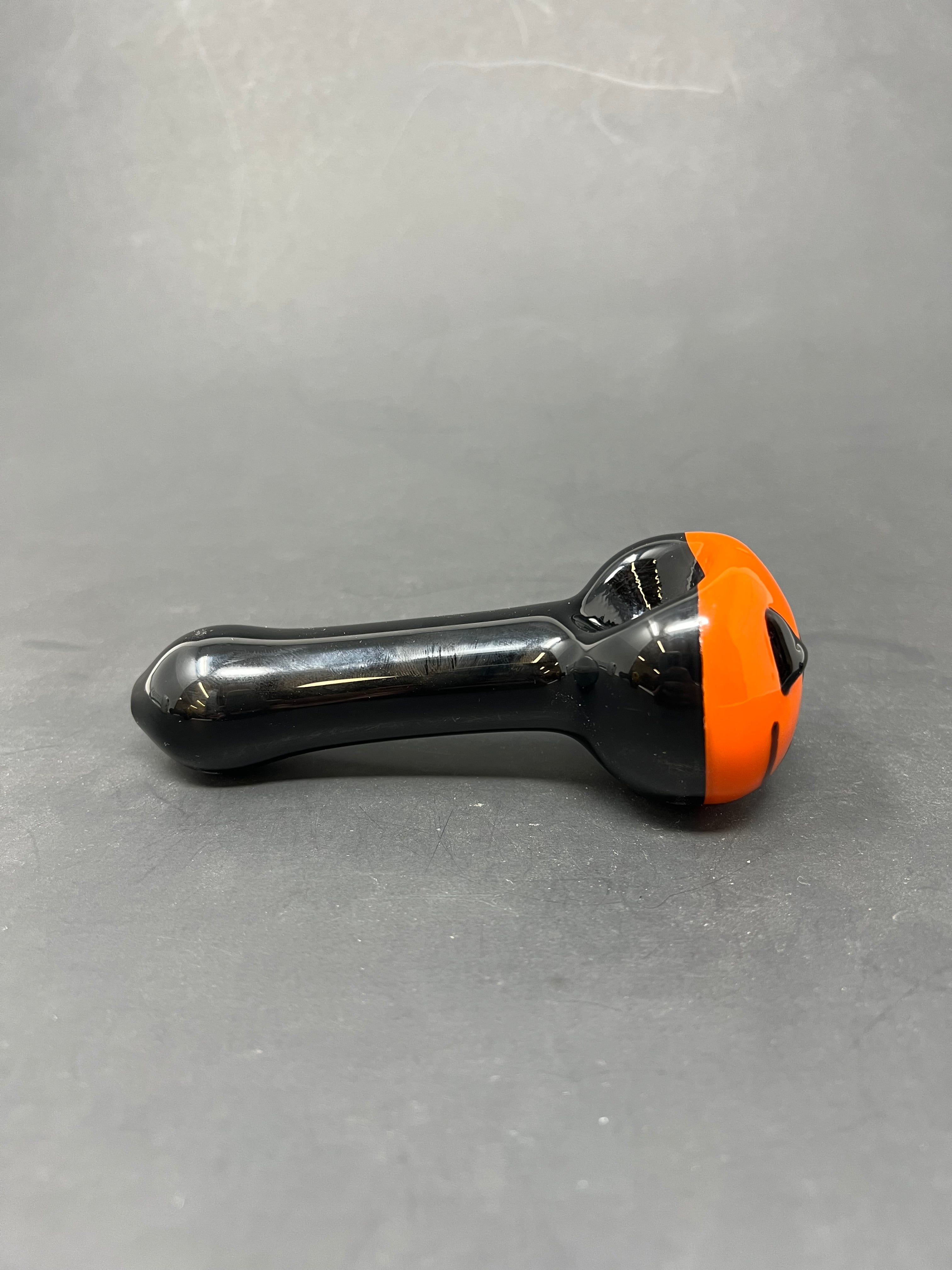 5" Orange Pumpkin Glass Pipe