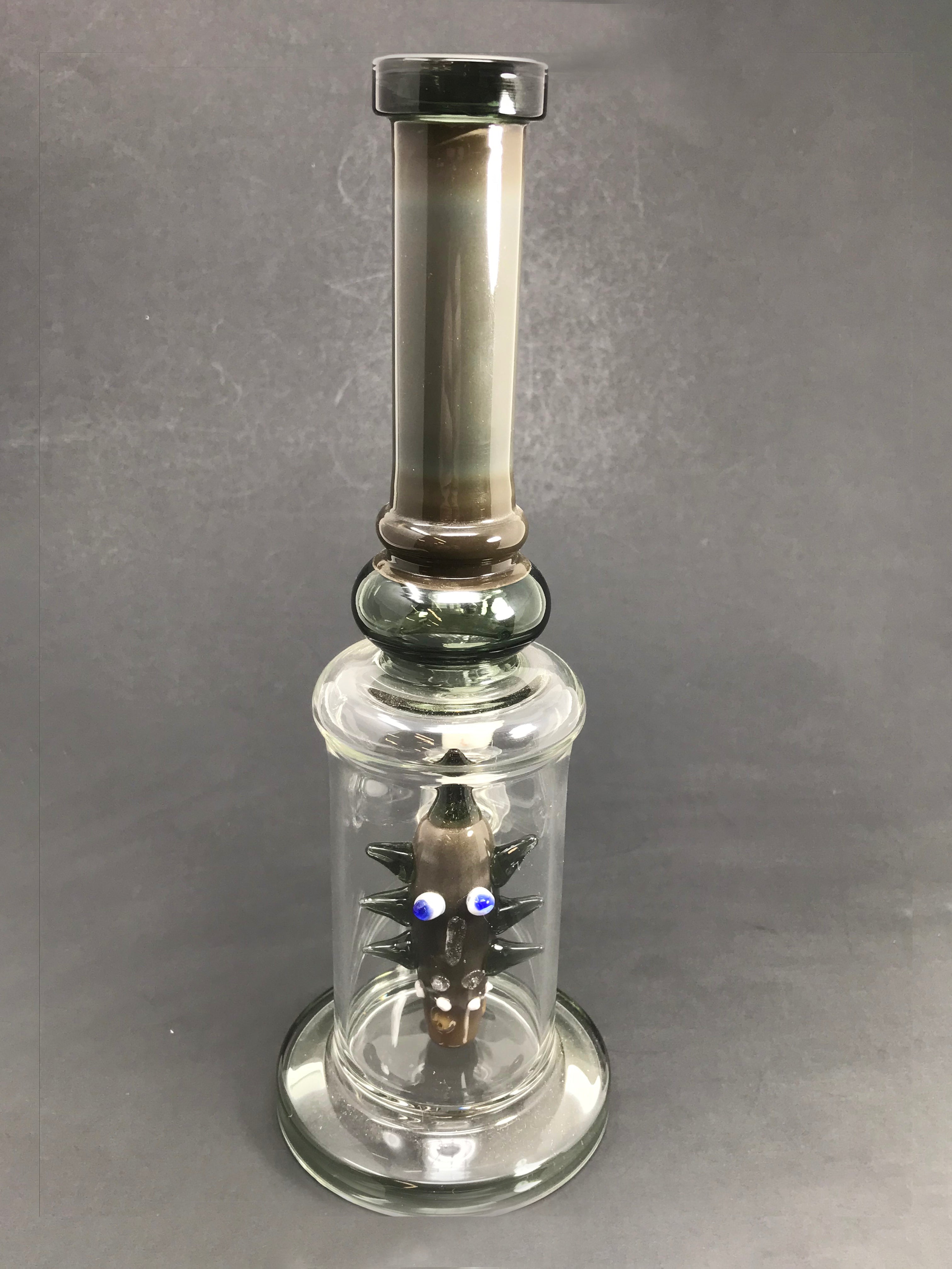 10" Rick Face Bong (Black)
