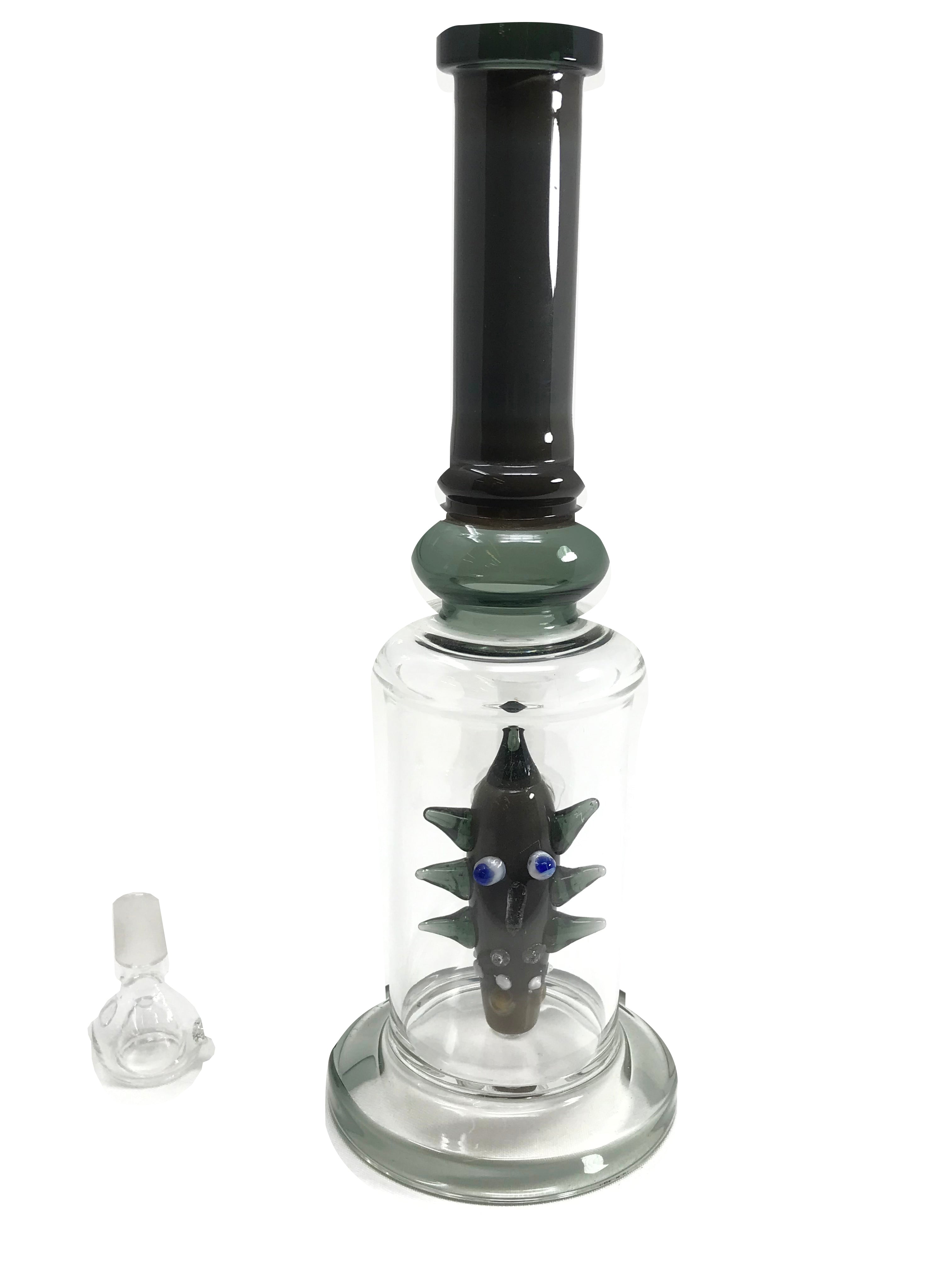 10" Rick Face Bong (Black)