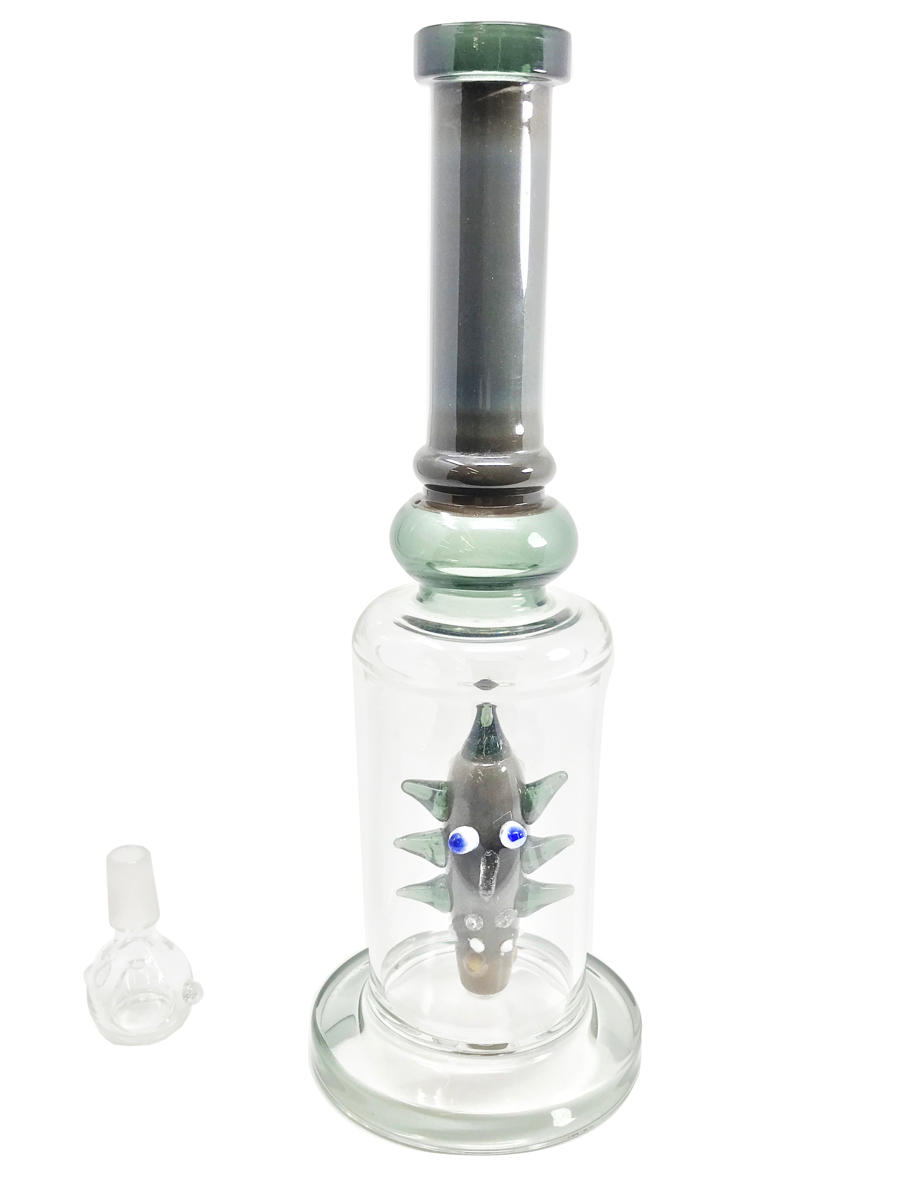 10" Rick Face Bong (Black)
