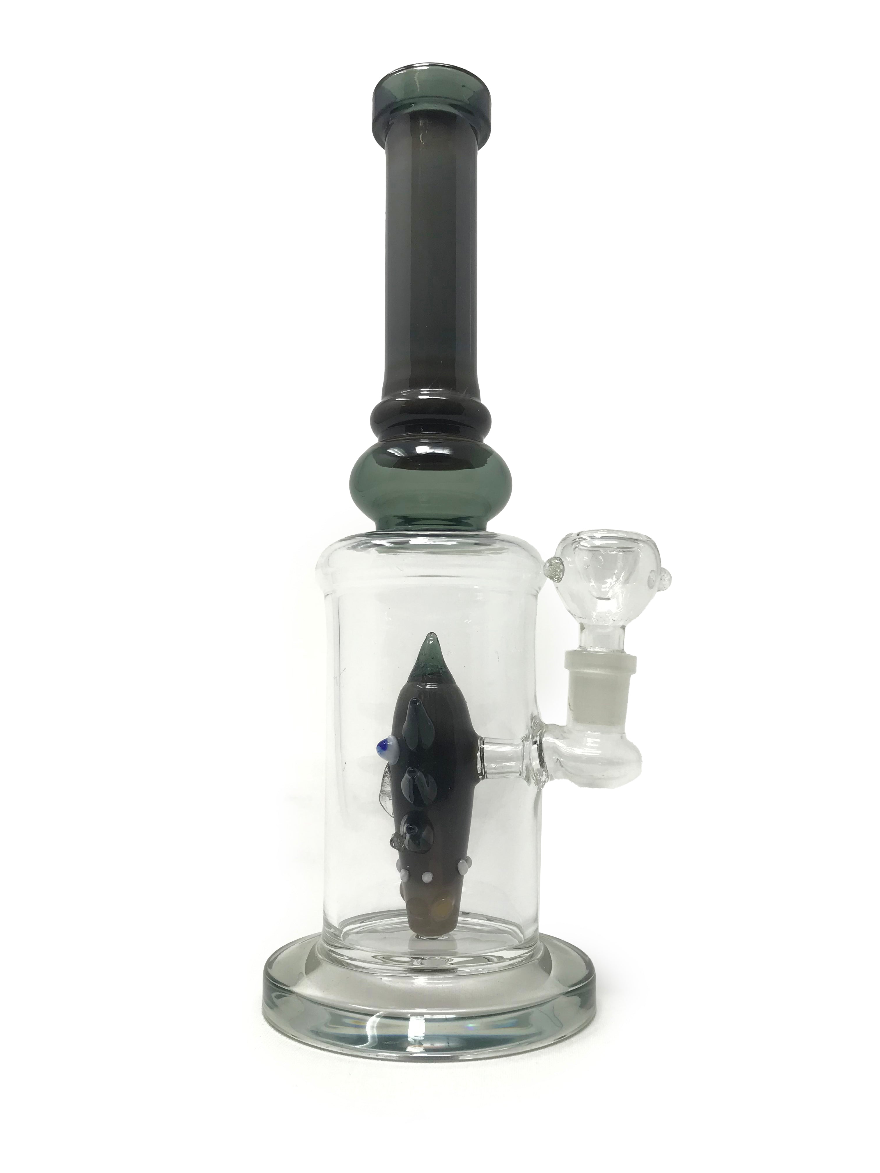 10" Rick Face Bong (Black)