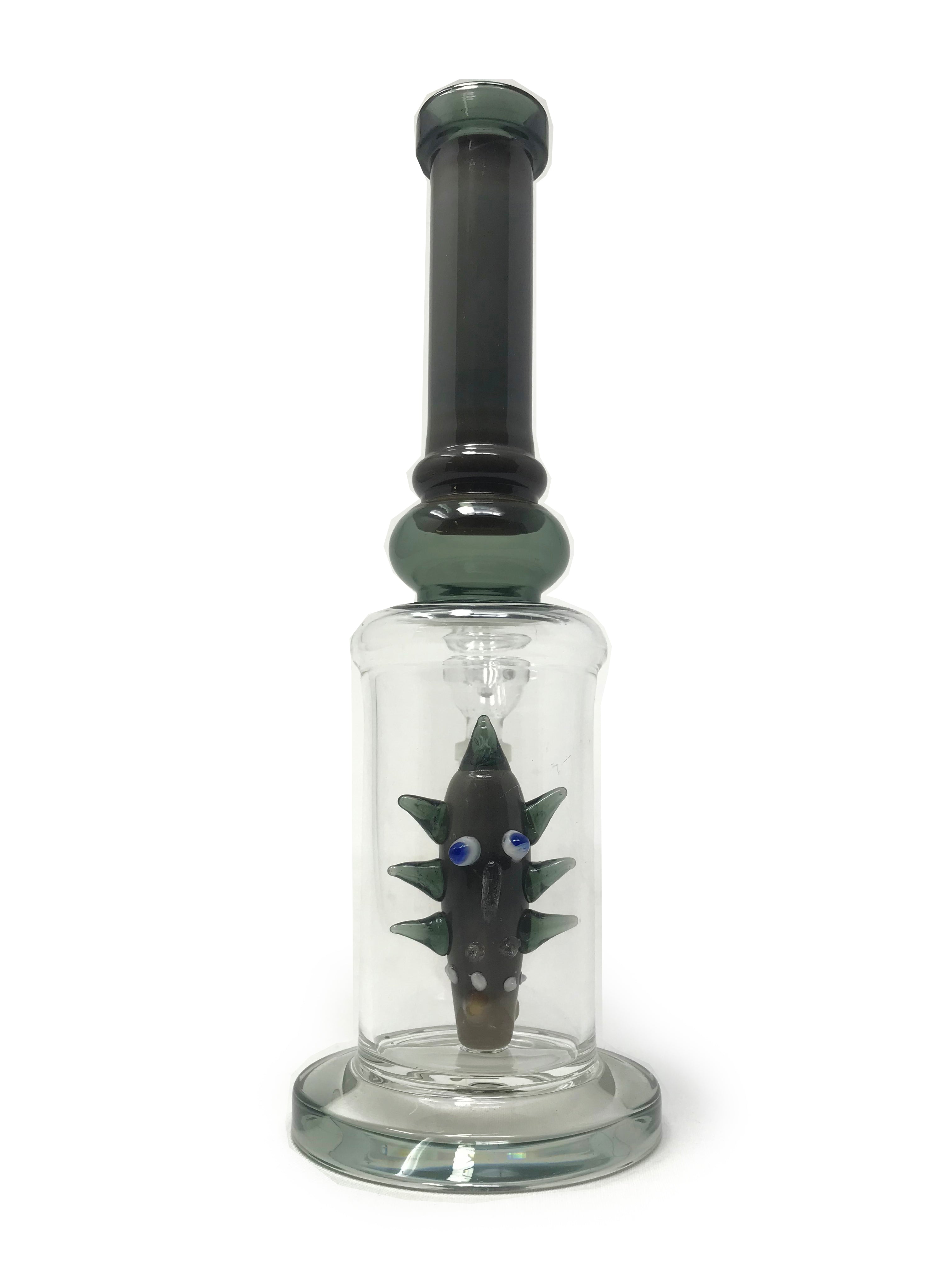 10" Rick Face Bong (Black)