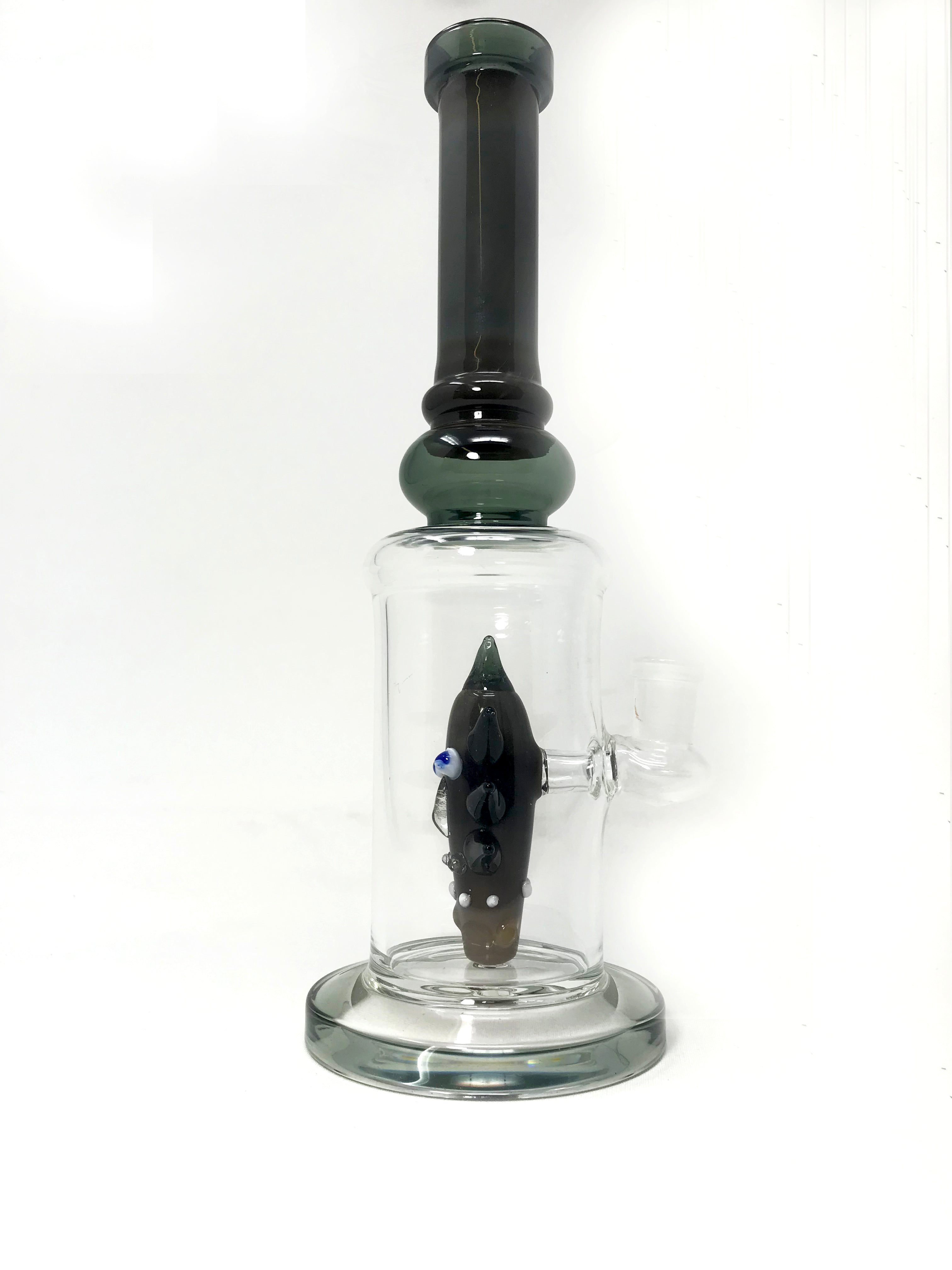 10" Rick Face Bong (Black)