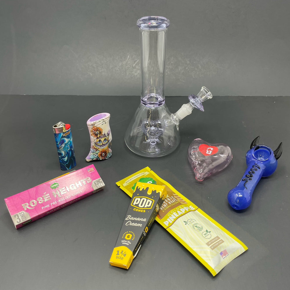 Purple Beaker Heart Combo