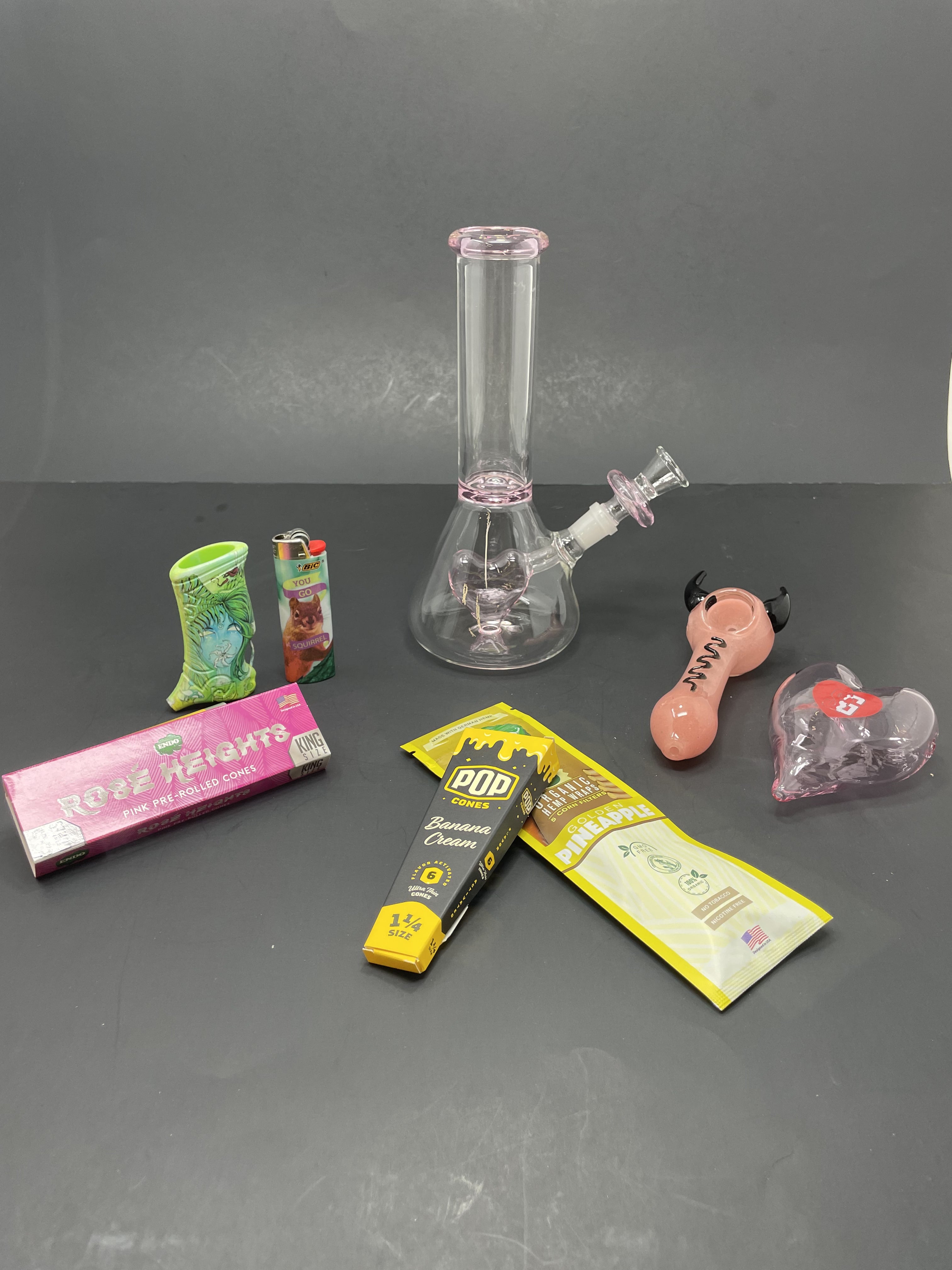 Pink Beaker Heart Combo