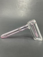 7" Pink Inline Hammer Bubbler