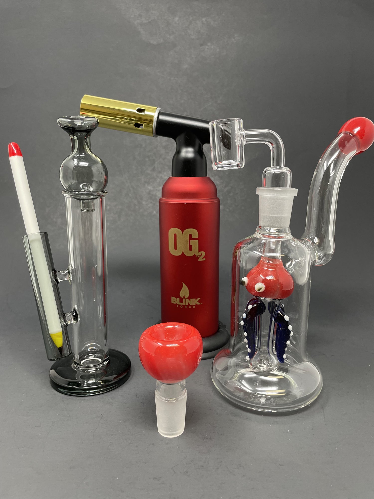 Rig File:red Red Octopus Dab Rig Combo