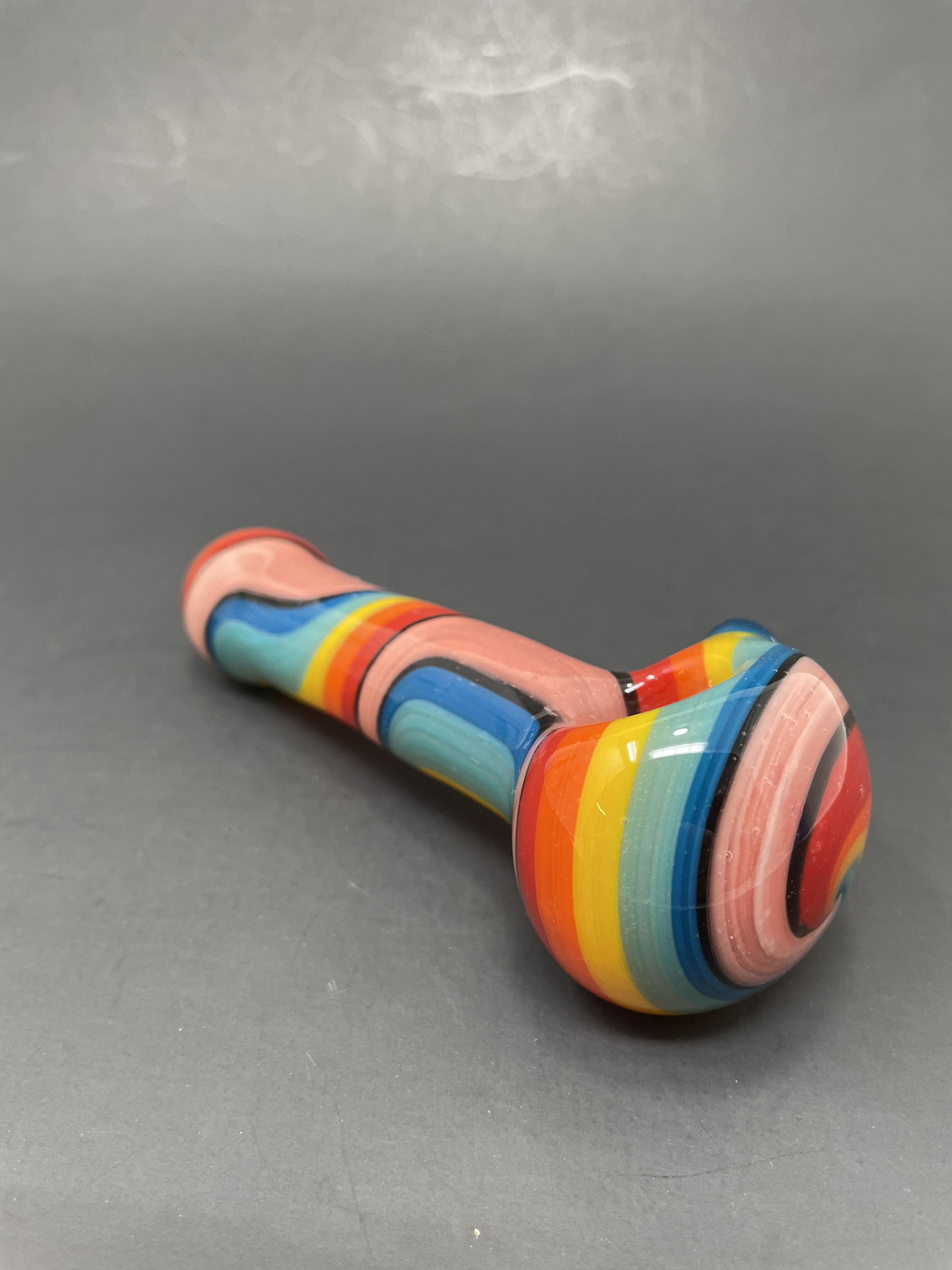 5" Rainbow Thick Glass Pipe