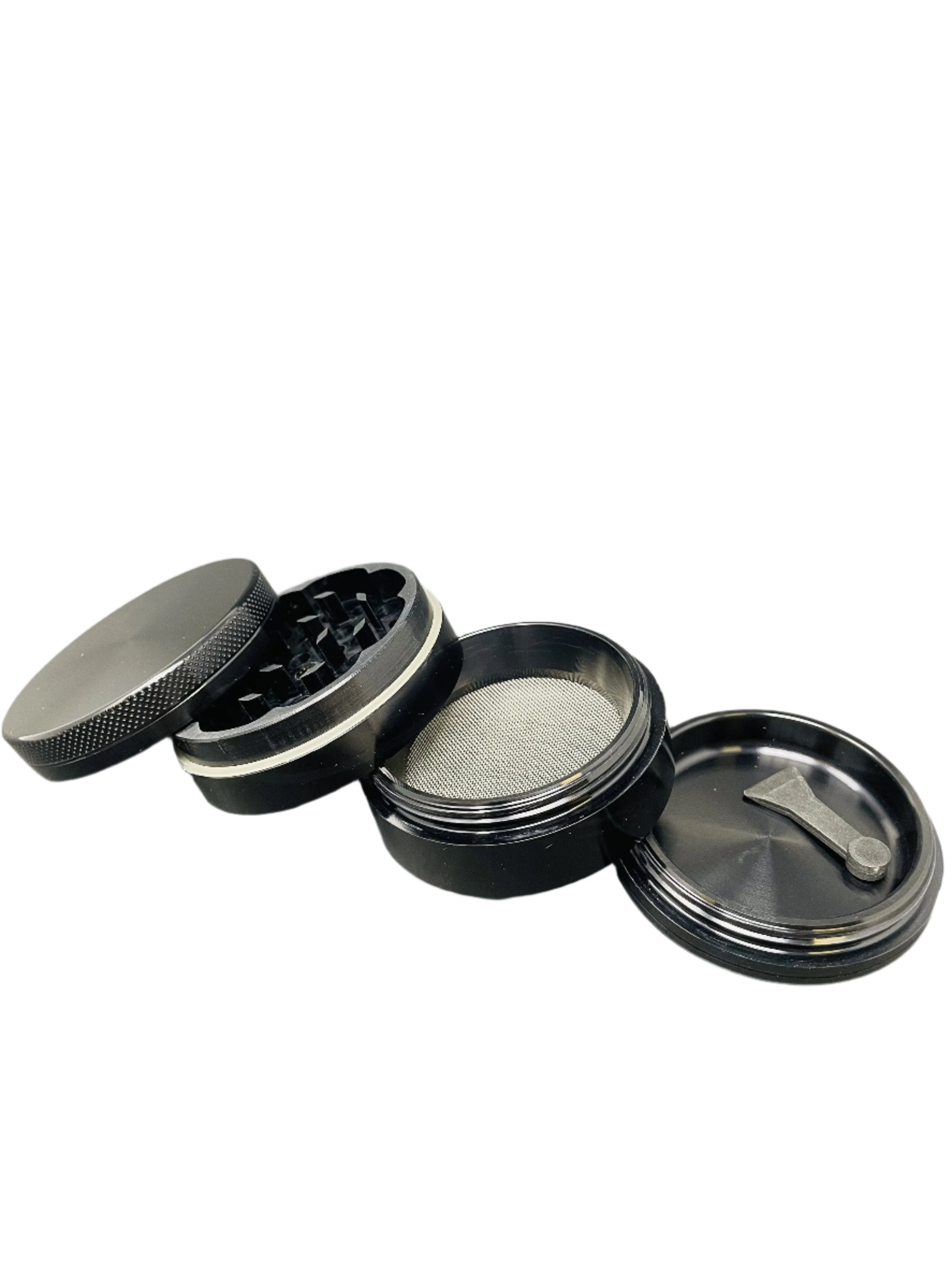 56mm Premium Black Herb Grinder