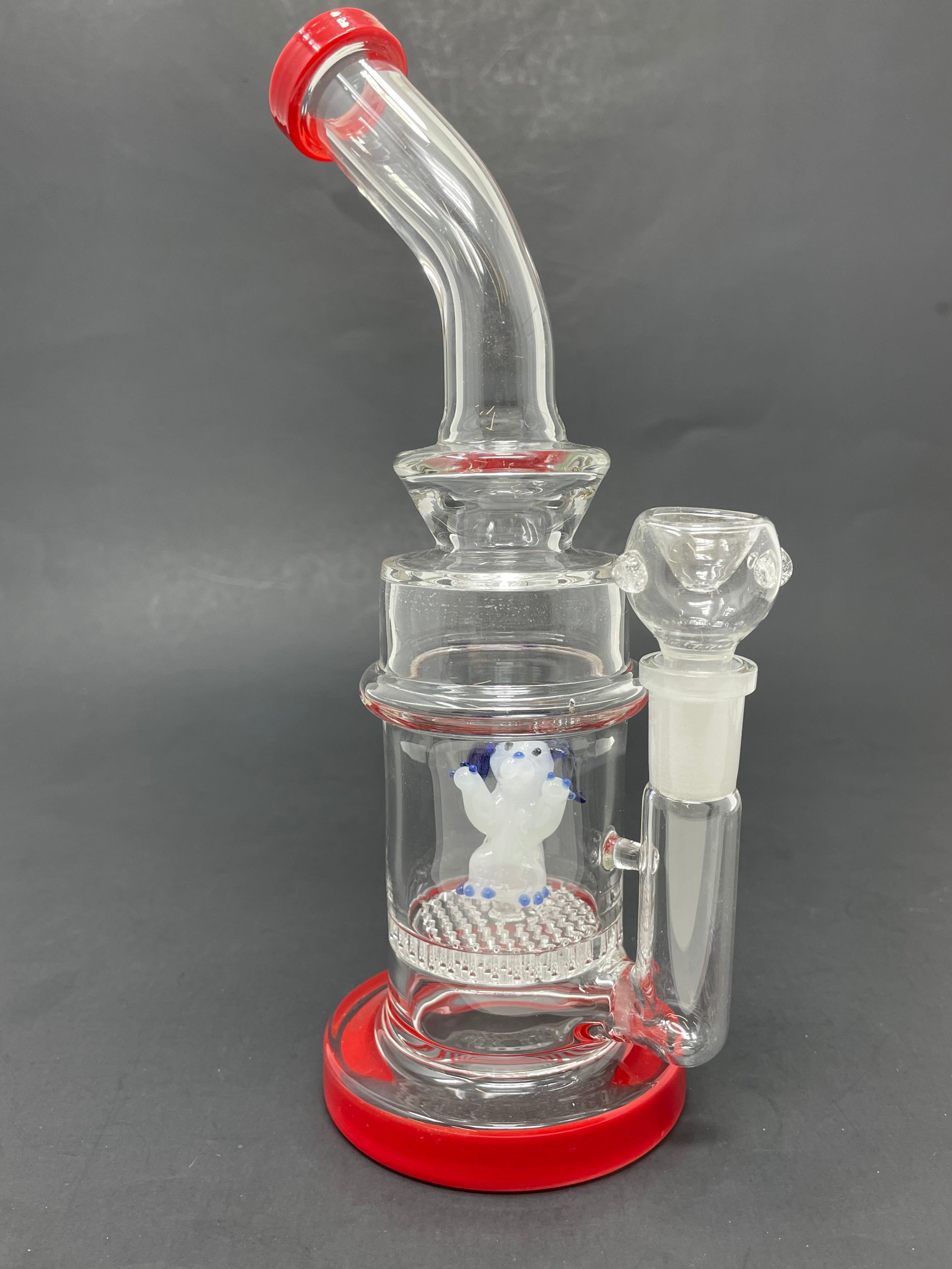 9" Red Dog Percolator Bong