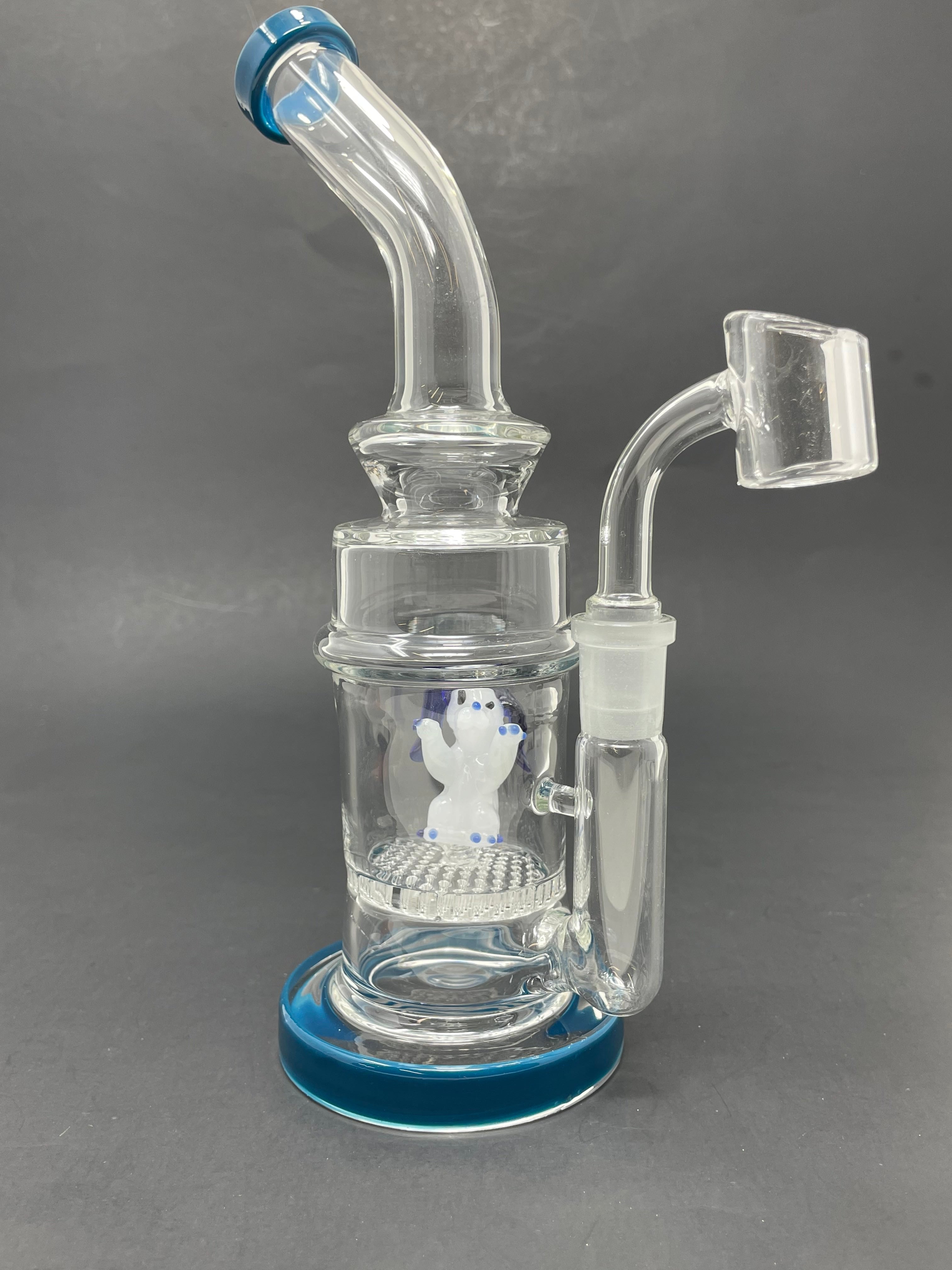 9" Blue Dog Percolator Dab Rig StonedGenie.com