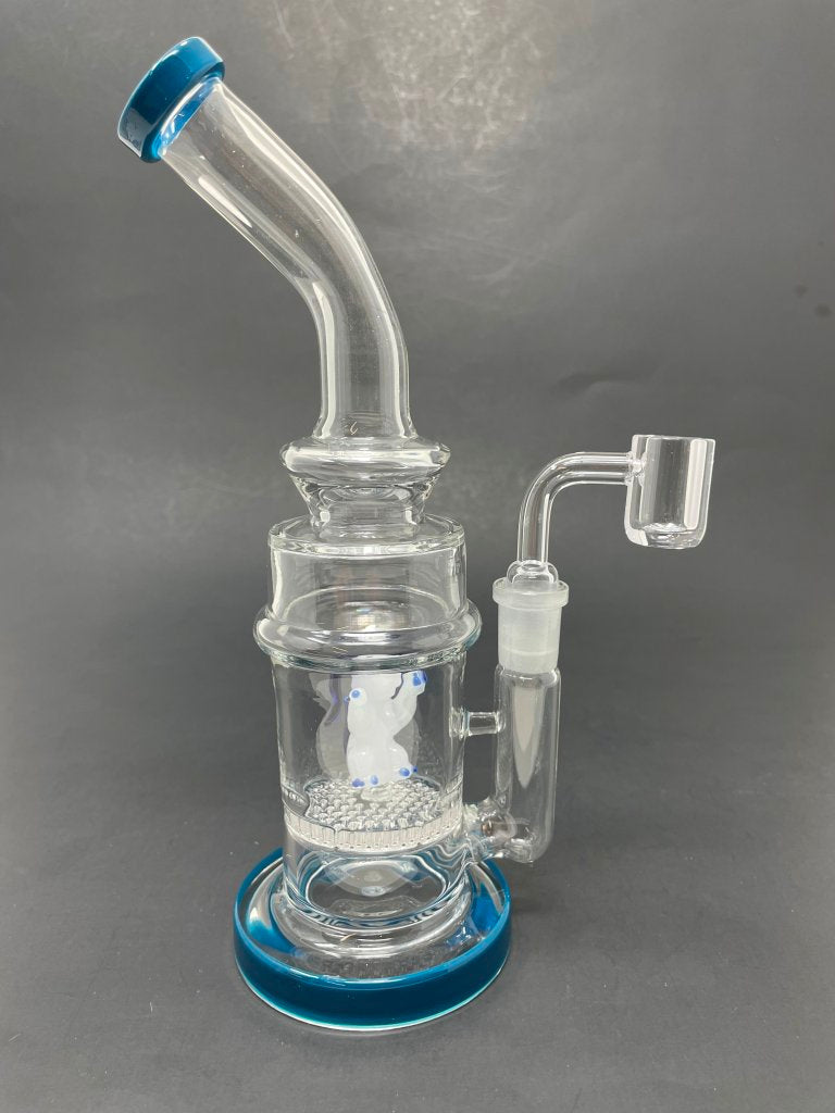 9" Blue Dog Percolator Dab Rig StonedGenie.com