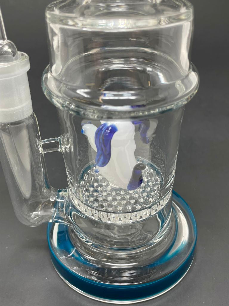 9" Blue Dog Percolator Dab Rig StonedGenie.com
