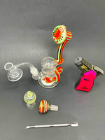 Green Cloud Recycler  Dab Rig Combo Set