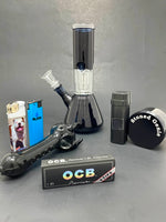 Black Widow Beaker Bong Combo Set