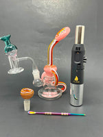 Candy Rainbow Recycler Dab Rig Combo Set