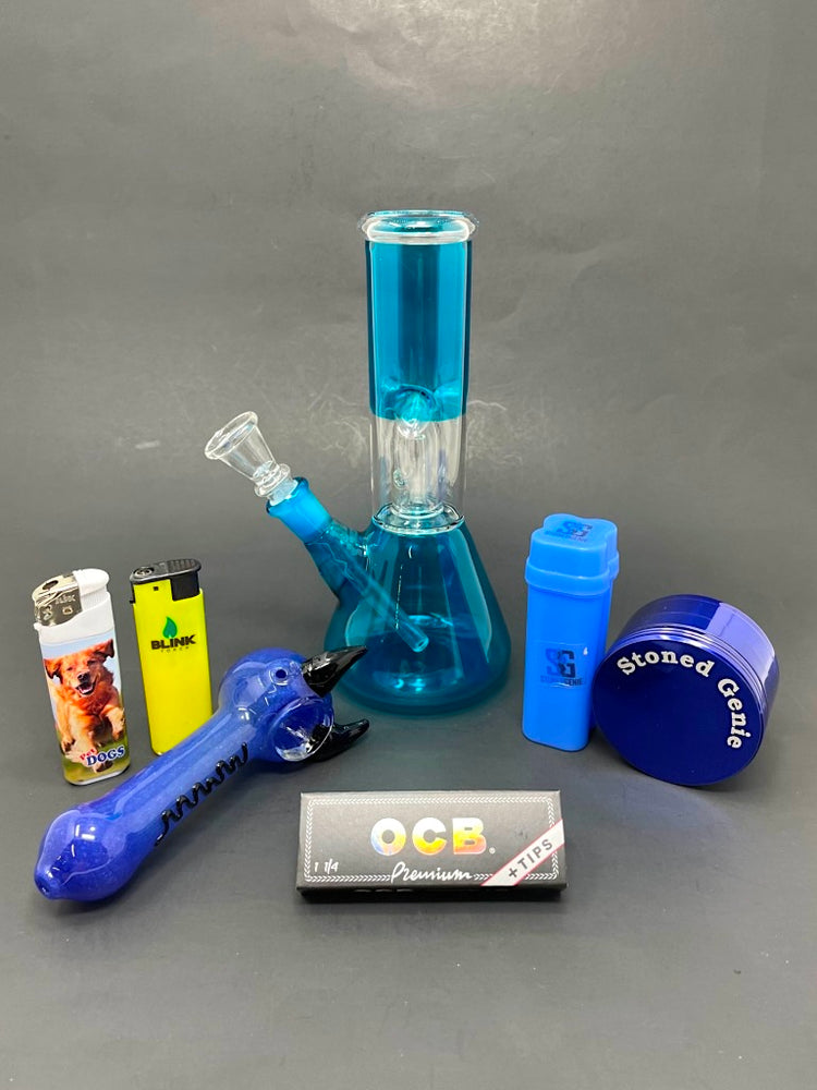 Blue Magic Beaker Bong Combo