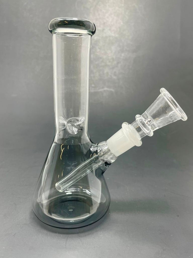6" Grey Beaker Bong w/ Ice Catcher