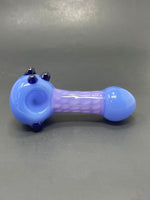5" Purple/Blue Scales Glass Pipe