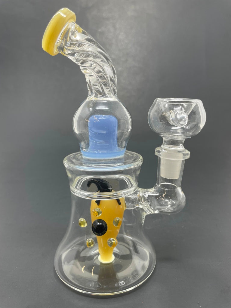 6" Yellow Chili Pepper Shower Bend Bong