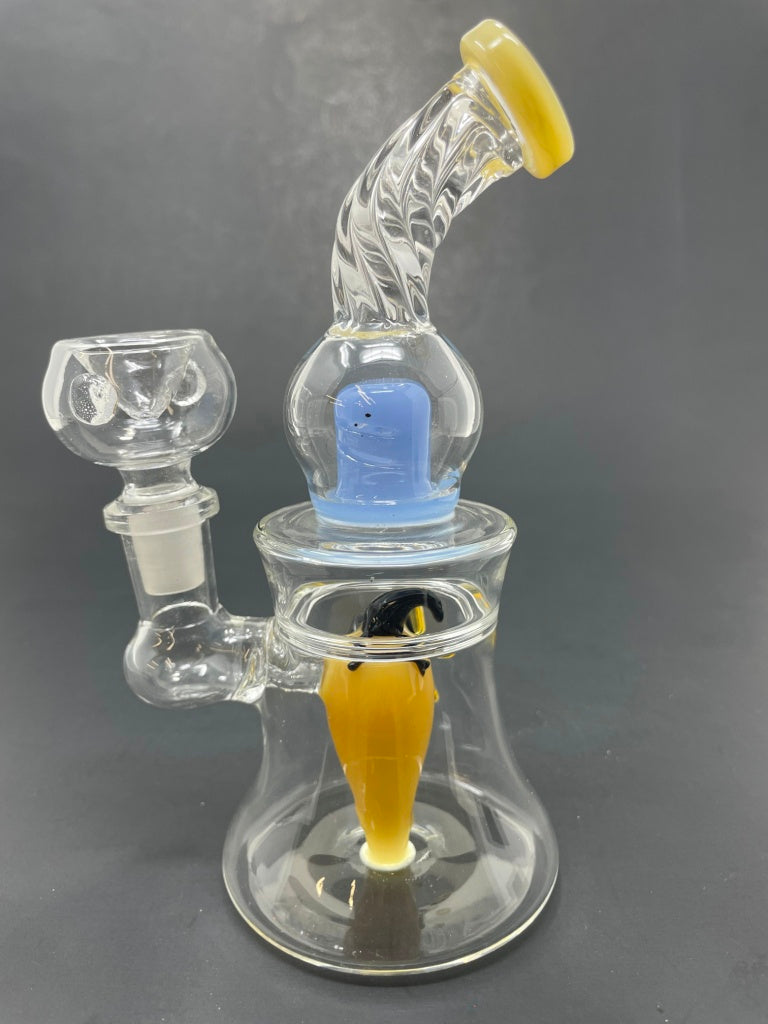 6" Yellow Chili Pepper Shower Bend Bong