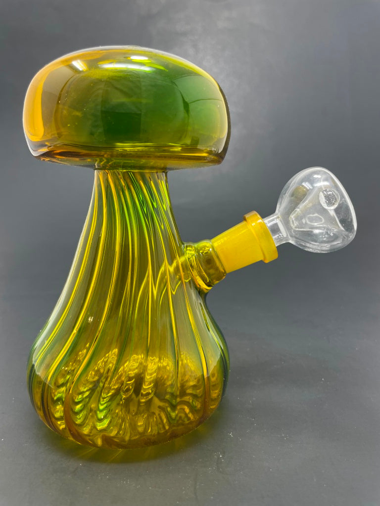 5"Yellow/Blue Mushroom Shaped Bong