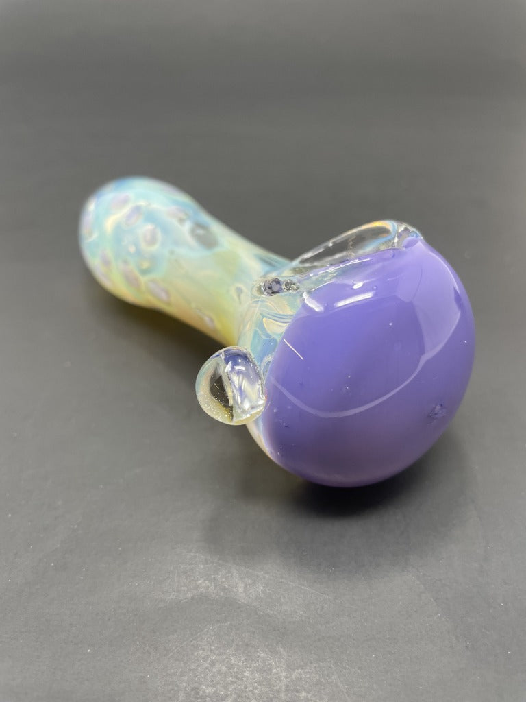 5" Purple Fumed Glass Hand Pipe