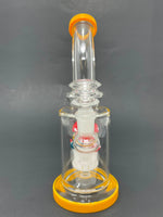 8.5" Yellow Mushroom Bong