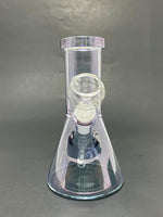 6.5" Blue Iridescent Beaker Bong