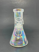 6.5" Iridescent Beaker Bong