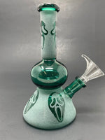 7" Ghost Face Bong (Dark Green)