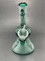 7" Ghost Face Bong (Dark Green)