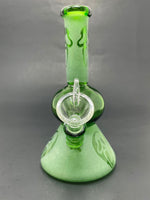 7" Ghost Face Bong (Green)