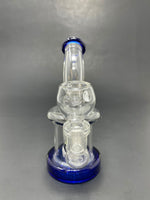 5.5" Blue Mini Single Percolator Shower Bend