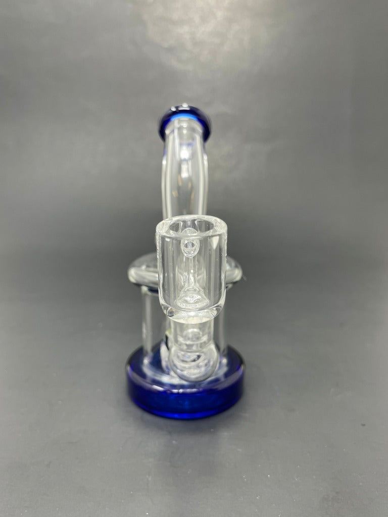 5.5" Mini Blue Shower Bend Dab Rig